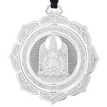 Pt950 Platinum Thousand-Handed Guanyin Guardian Pendant - Rat Zodiac Birth Buddha